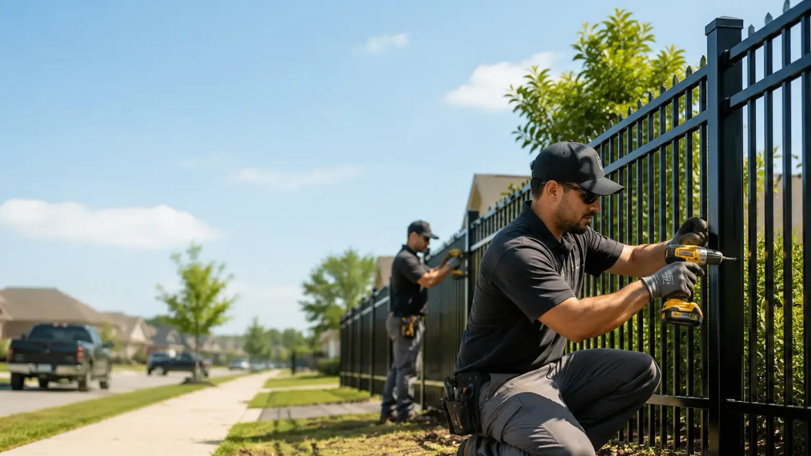 Metal Fence Installation in Newton, AL